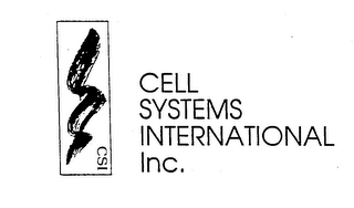 CELL SYSTEMS INTERNATIONAL INC. CSI