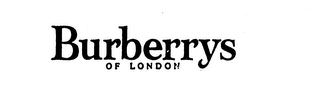 BURBERRYS OF LONDON