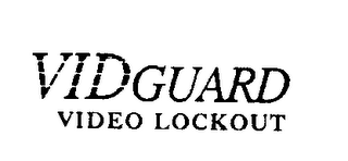 VIDGUARD VIDEO LOCKOUT