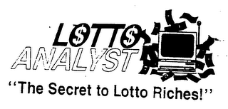 LOTTO ANALYST "THE SECRET TO LOTTO RICHES!"