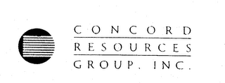 CONCORD RESOURCES GROUP, INC.