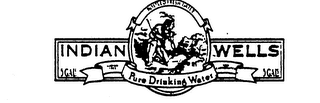 INDIAN WELLS PURE DRINKING WATER BOTTLED FRESH DAILY SODIUM FREE, NON-CARBONATED, 5 GALS.