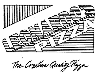 LEONARDO'S PIZZA THE CREATIVE QUALITY PIZZA