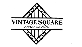 VINTAGE SQUARE ORNAMENTAL FENCING