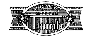 CERTIFIED FRESH AMERICAN LAMB