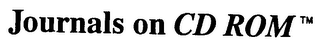 JOURNALS ON CD ROM