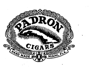 PADRON CIGARS HAND MADE MIAMI, FLA. P