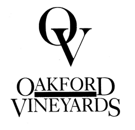 OV OAKFORD VINEYARDS