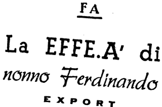 FA LA EFFE.A' DI NONNO FERDINANDO EXPORT