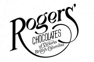 ROGERS' CHOCOLATES OF VICTORIA BRITISH COLUMBIA