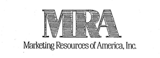 MRA MARKETING RESOURCES OF AMERICA, INC.