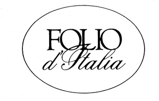 FOLIO D'ITALIA