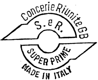 CONCERIE RIUNITE GB S.ER. SUPERPRIME MADE IN ITALY