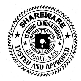 SHAREWARE TESTED AND APPROVED TESTING LABORATORIES OFFICIAL SEAL