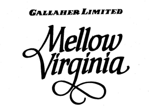 GALLAHER LIMITED MELLOW VIRGINIA