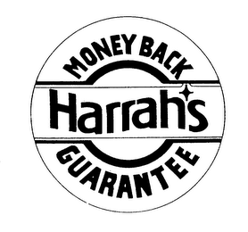 MONEY BACK HARRAH'S GUARANTEE