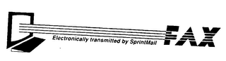 FAX ELECTRONICALLY TRANSMITTED BY SPRINTMAIL