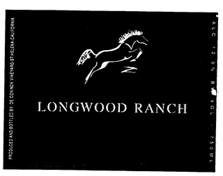 LONGWOOD RANCH 1986 NAPA VALLEY CABERNET SAUVIGNON