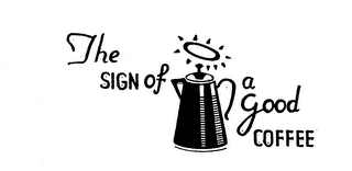 THE SIGN OF A GOOD COFFEE
