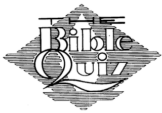 THE BIBLE QUIZ