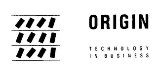 ORIGIN TECHNOLOGY IN BUSINESS
