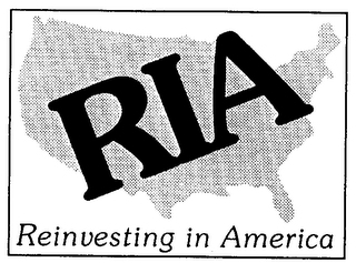 RIA REINVESTING IN AMERICA