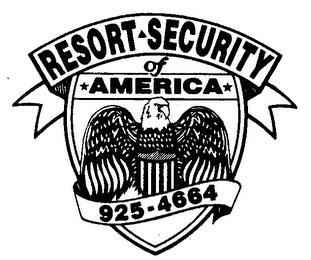 RESORT-SECURITY OF AMERICA