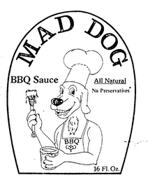 MAD DOG BBQ SAUCE 