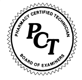 PCT PHARMACY CERTIFIED TECHNICIAN BOARD OF EXAMINERS