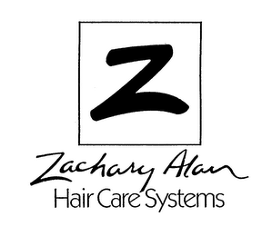 Z ZACHARY ALAN HAIR CARE SYSTEMS