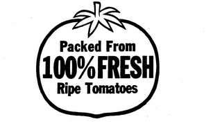 PACKED FROM 100% FRESH RIPE TOMATOES