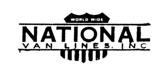 WORLD-WIDE NATIONAL VAN LINES, INC