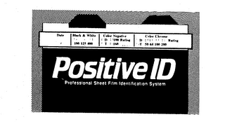 POSITIVE ID PROFESSIONAL SHEET FILM IDENTIFICATION SYSTEM