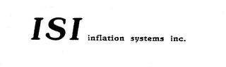 ISI INFLATION SYSTEMS INC.