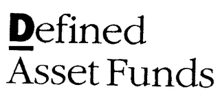 DEFINED ASSET FUNDS