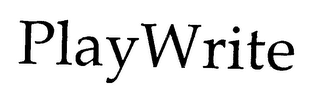 PLAYWRITE