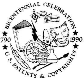 1790 BICENTENNIAL CELEBRATION 1990 U.S. PATENTS & COPYRIGHTS