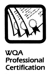 WQA PROFESSIONAL CERTIFICATION