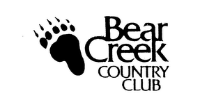 BEAR CREEK COUNTRY CLUB