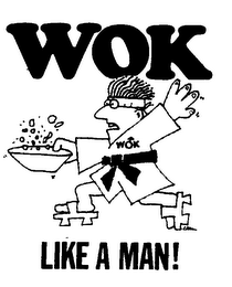 WOK LIKE A MAN!