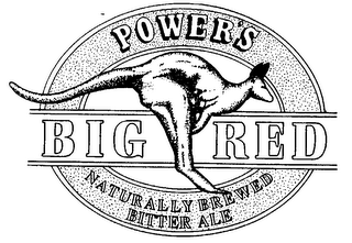 POWER'S BIG RED NATURALLY BREWED BITTER ALE