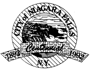 CITY OF NIAGARA FALLS N.Y. 1892 CENTENNIAL 1992