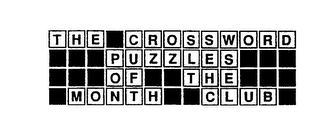 THE CROSSWORD PUZZLES OF THE MONTH CLUB