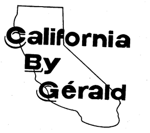 CALIFORNIA BY GERALD