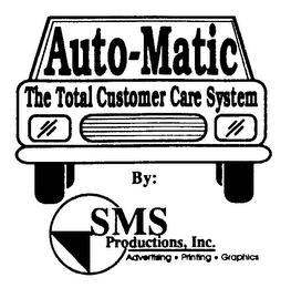 AUTO-MATIC THE TOTAL COSTUMER CARE SYSTEM BY: SMS PRODUCTIONS, INC. ADVERTISING * PRINTING * GRAPHICS