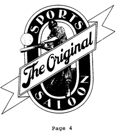 THE ORIGINAL SPORTS SALOON