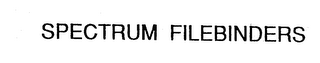 SPECTRUM FILEBINDERS