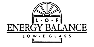 L-O-F ENERGY BALANCE LOW-E GLASS