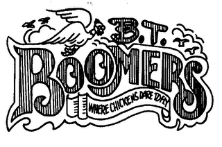 B.T. BOOMERS WHERE CHICKENS DARE TO FLY