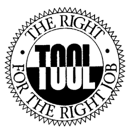 THE RIGHT TOOL FOR THE RIGHT JOB